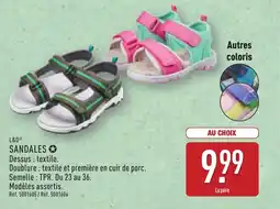 ALDI Sandales offre