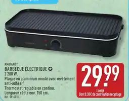 ALDI AMBIANO Barbecue électrique offre