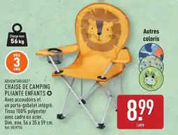 ALDI Chaise de camping pliante enfants offre