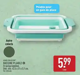 ALDI Bassine pliable offre