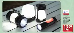ALDI Assortiment de lampes de camping offre