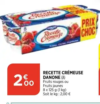 Bi1 Recette Crémeuse offre