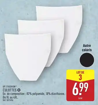 ALDI Up 2 fashion culottes offre
