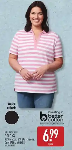 ALDI Up 2 fashion polo offre
