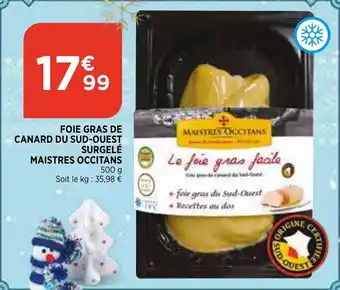 Bi1 Foie Gras de Canard Du Sud-Ouest offre