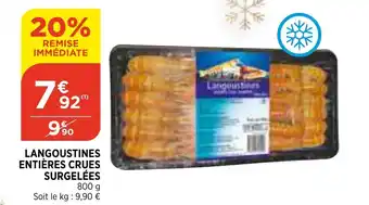 Langoustines Entières Crues