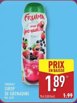 ALDI Fruima sirop de grenadine offre