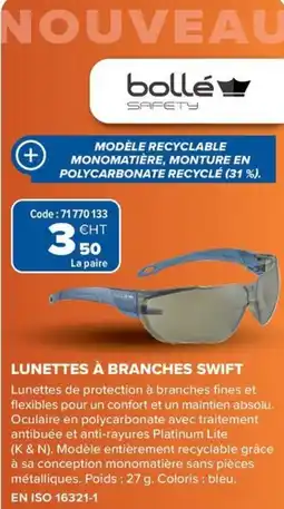 Prolians Lunettes à branches swift offre