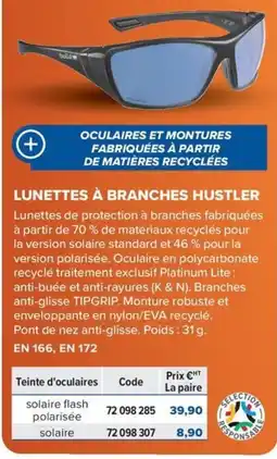 Prolians Lunettes à branches hustler offre