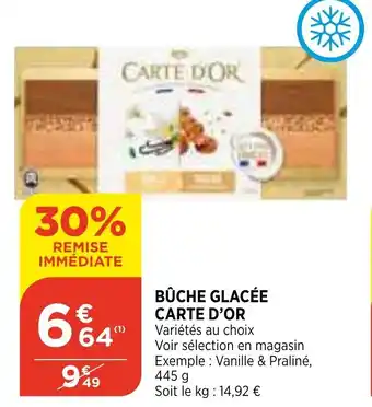 Bi1 Bûche Glacée offre
