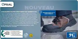 Prolians Chaussures hautes step'forest ogt marron s7s offre