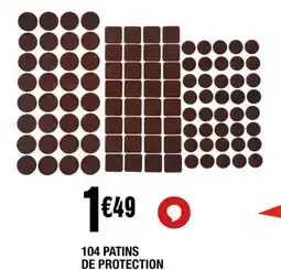 La Foir'Fouille 104 patins de protection offre