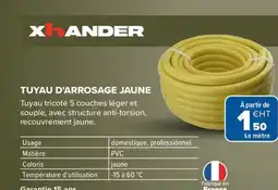 Prolians XANDER Tuyau d'arrosage jaune offre
