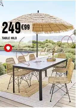 La Foir'Fouille Table hilo offre