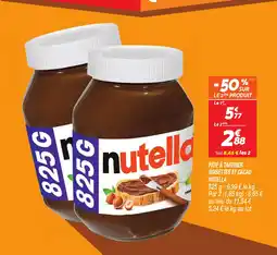 Netto Pâte à tartiner noisettes et cacao nutella offre