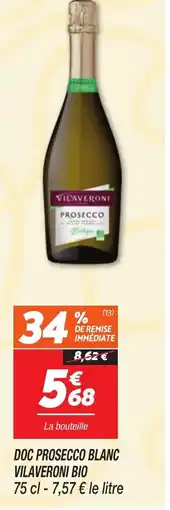 Netto Doc prosecco blanc vilaveroni bio offre
