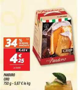 Netto Pandoro ciro offre
