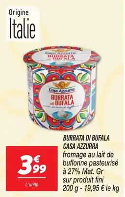 Netto Burrata di bufala casa azzurra offre