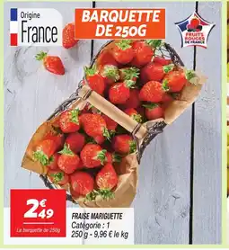 Netto Fraise mariguette offre