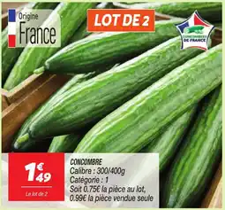 Netto Concombre offre