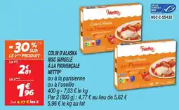 Netto Colin d'alaska msc surgelé à la provençale netto offre