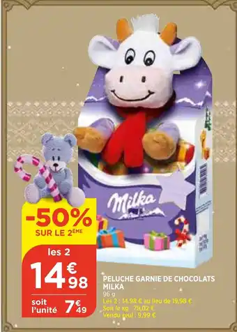 Bi1 Peluche Garnie de Chocolats offre