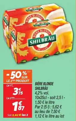 Netto Bière blonde shilbräu offre
