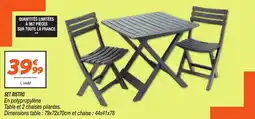 Netto Set bistro offre