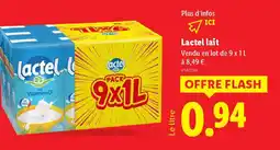 Lidl LACTEL lait offre