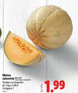 Lidl Melon caissette offre