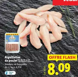 Lidl Aiguillettes de poulet offre
