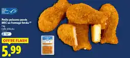Lidl Petits poissons panés MSC au fromage fondu offre