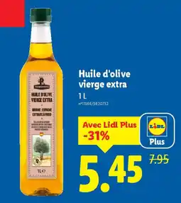 Lidl Huile d'olive vierge extra offre