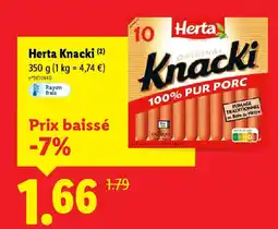 Lidl HERTA Knacki offre