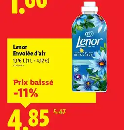 Lidl LENOR Envolée d'air offre