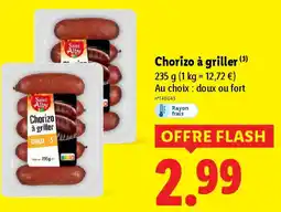 Lidl SAINT ALBY Chorizo à griller offre