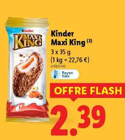 Lidl KING Maxi King offre