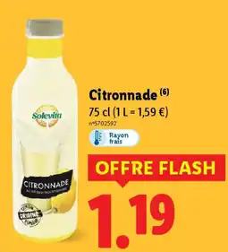 Lidl SOLEVITA Citronnade offre