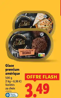 Lidl Glace premium amérique offre