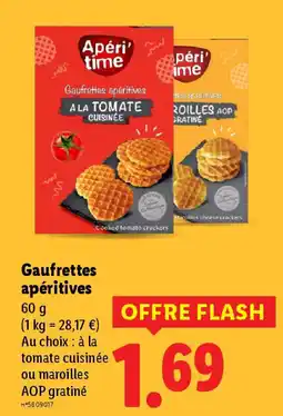 Lidl Gaufrettes aperitives offre