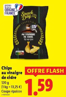 Lidl SNACK DAY Chips au vinaigre de cidre offre