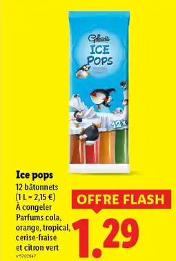 Lidl Ice pops offre