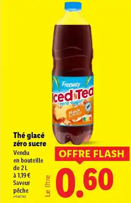 Lidl FREEWAY Thé glacé zéro sucre offre