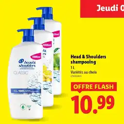 Lidl HEAD & SHOULDER shampooing offre
