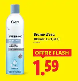 Lidl CIEN Brume d'eau offre