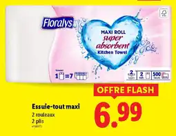 Lidl FLORALYS Essuie-tout maxi offre