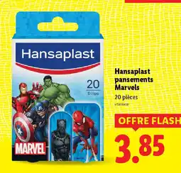 Lidl HANSAPLAST pansements Marvels offre