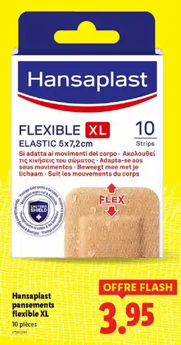 Lidl HANSAPLAST pansements flexible XL offre