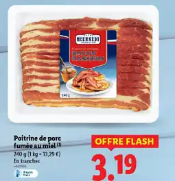 Lidl MCENNEDY Poitrine de porc fumée au miel offre
