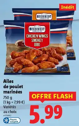 Lidl MCENNEDY Ailes de poulet marinées offre